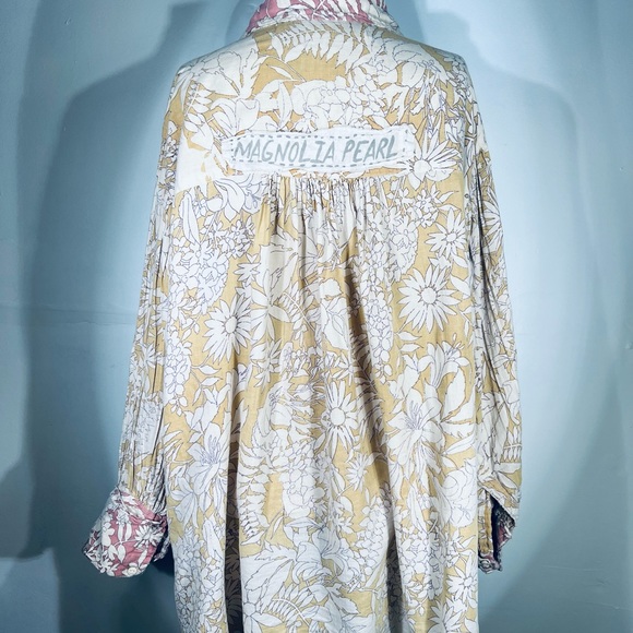 Magnolia Pearl Tora Henley Shirt NWT O/S - Picture 7 of 11